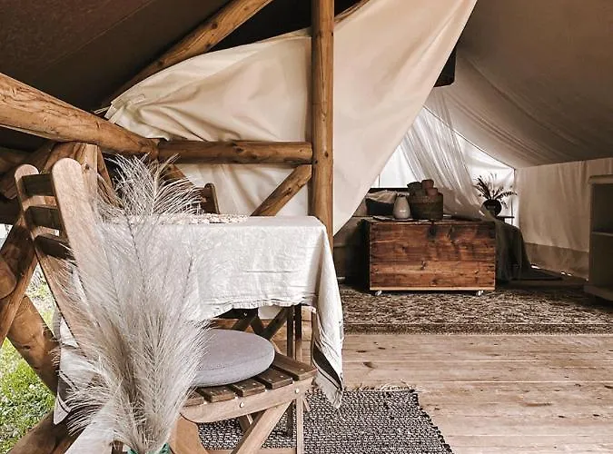 Vintage Tent At The Lovsin Estate